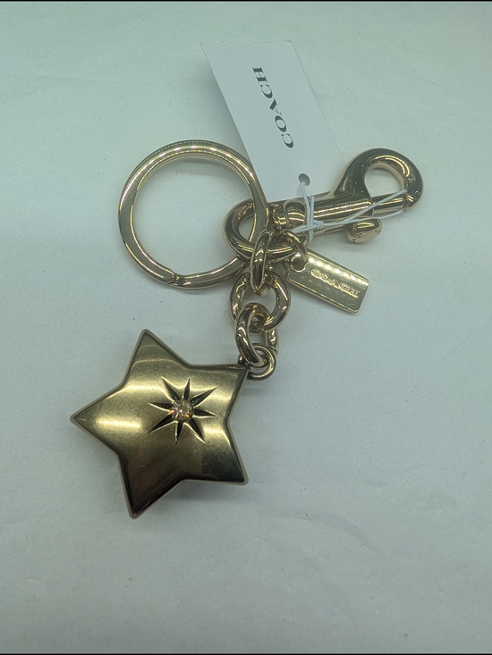 Coach Accessories - Coach Gold-Tone Star Keychain/Bag Charm - NWT